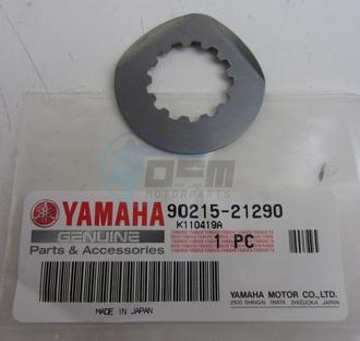 Product image: Yamaha - 902152129000 - WASHER, LOCK   0
