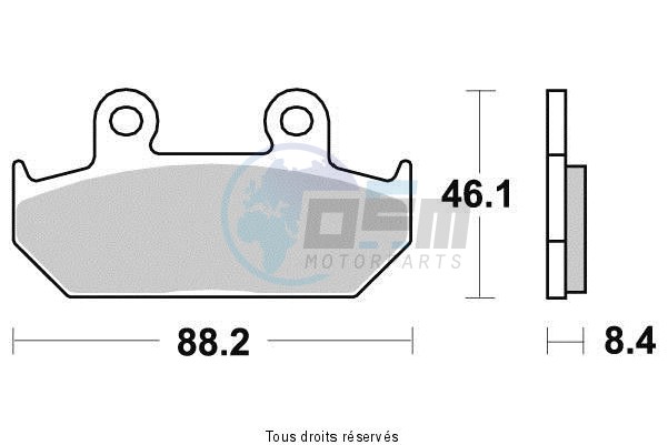 Product image: Sifam - S1005AN - Brake Pad Sifam Sinter Metal   S1005AN  1