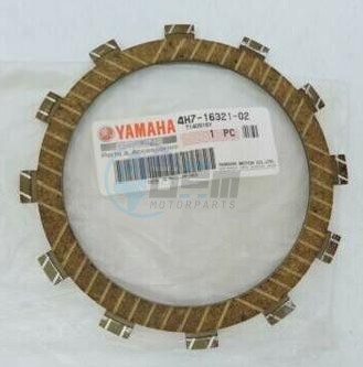 Product image: Yamaha - 4H7163210200 - PLATE, FRICTION  0