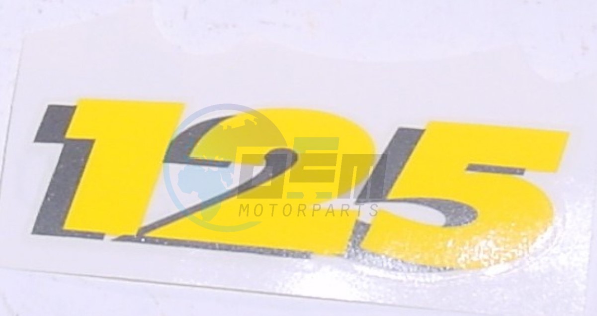 Product image: Gilera - 576639 - GRAPHIC FRAME COVER 125  0