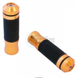 Product image: Sifam - POI6003 - Handlebar Grips Gold-Yellow Length : 128mm / Ø : 24/22mm   