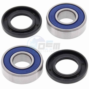 Product image: All Balls - 25-1444 - Wheel bearing kit with dust seal KAWASAKI KDX 200 1995-2005 / IT 200 1984-1986 / TT 350 1987-1987 