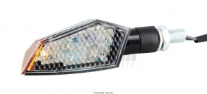 Product image: Sifam - CLI7037 - Mini indicator pair LED C.E with Side LEDS - 100 x 35 mm Black - Approved C.E 
