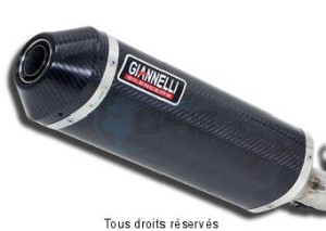 Product image: Giannelli - 73760C6S - Silencer  FZ8 '10  FAZER 8 '10   Hom. SlipOn Carbon 
