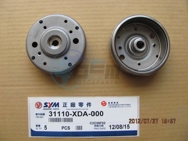 Product image: Sym - 31110-XDA-000 - FLY.WHEEL COMP  0