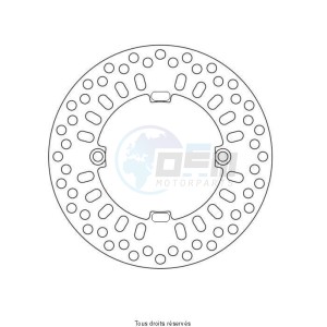 Product image: Sifam - DIS1031 - Brake Disc Honda  Ø240x134x118  Mounting holes 4xØ10,2   