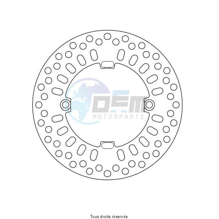 Product image: Sifam - DIS1031 - Brake Disc Honda  Ø240x134x118  Mounting holes 4xØ10,2    0