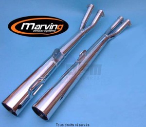 Product image: Marving - 01S2058 - Silencer  MARVI GS 1100 G Approved - Sold as 1 pair Chrome  