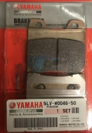 Product image: Yamaha - 5LVW00465000 - BRAKE PAD KIT 2  0