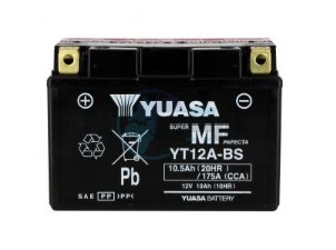 Product image: Sym - 1Y01BAA01-YS - BATTERY ASSY.YT12A-BS  0