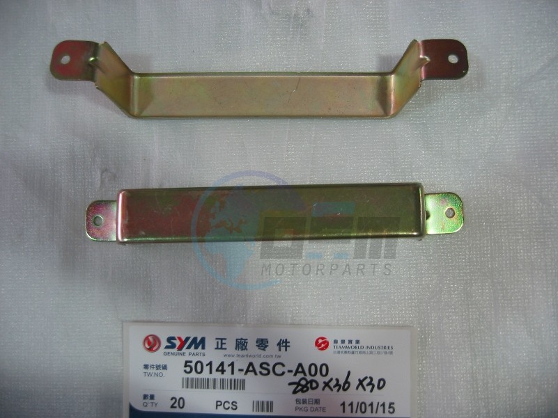 Product image: Sym - 50140-H9A-000 - FLOOR PLATE A COMP  0