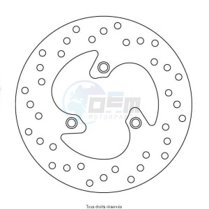 Product image: Sifam - DIS1217W - Brake Disc Yamaha  Ø210x102x84  Mounting holes 3xØ8,5 Disk Thickness 5 
