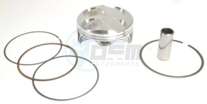 Product image: Athena - PISF1521 - Piston forged Kawasaki KX 250 F 2011-2014 High Compression 14,5:1 complete Ø76,96mm 