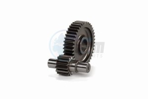Product image: Malossi - 679614 - Gear wheel secondairy - HTQ Teeth-ratio 15/41 - Cannelures Ø17mm 