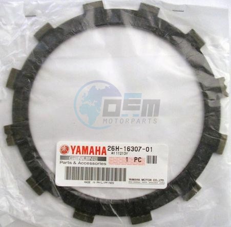 Product image: Yamaha - 26H163070100 - PLATE, FRICTION 2   0