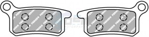 Product image: Ferodo - FDB2157SG - Brakepad Sinter metal Sinter Grip Off Road 