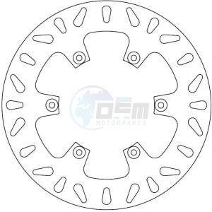 Product image: Ferodo - FMD0459R - Brake disc fixed 