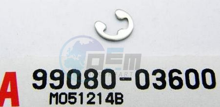 Product image: Yamaha - 990800360000 - CIRCLIP(6L5)  0