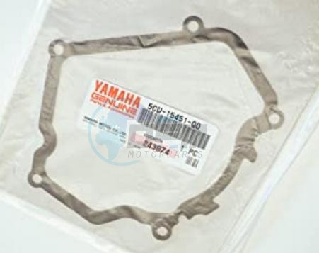 Product image: Yamaha - 5CU154510000 - GASKET, CRANKCASE COVER 1  0