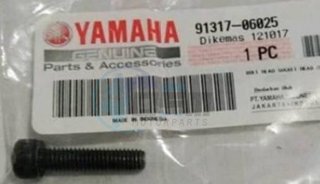 Product image: Yamaha - 913170602500 - BOLT, SOCKET HEAD M5X25   0