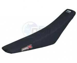 Product image: Crossx - UM1013-1B - Saddle Cover TM MX-EN 125 250 300 2015-2020 2 STROKE UGS BLACK (UM13-1B) 