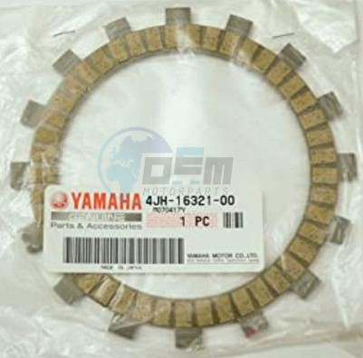Product image: Yamaha - 4JH163210000 - PLATE, FRICTION  0