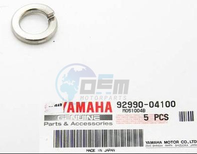 Product image: Yamaha - 929900410000 - WASHER, SPRING   0