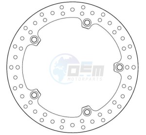 Product image: Ferodo - FMD0075R - Brake disc fixed BMW - with homologation TUV 