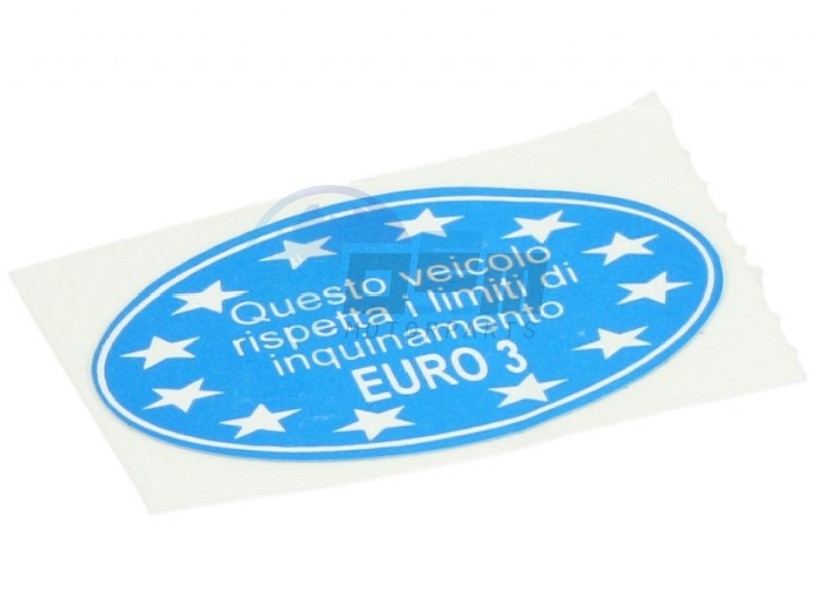 Product image: Piaggio - 623876 - EURO 3 Sticker  0