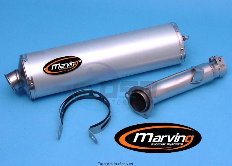 Product image: Marving - 01ALH7EU - Silencer  SUPERLINE CBR 600 F 91/98 Approved Big Oval Alu   0