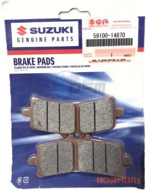 Product image: Suzuki - 59100-14870 - Pad set  0