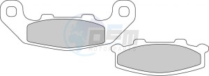Product image: Ferodo - FDB508P - Brakepad Organic Platinum suitable for road use/Off Road 