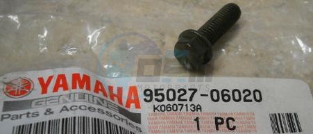 Product image: Yamaha - 950270602000 - BOLT, WASHER BASED  0