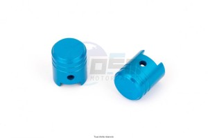 Product image: Kyoto - KP111 - Tyre Valve Cap Petit Piston Color Blue for 1 pair 