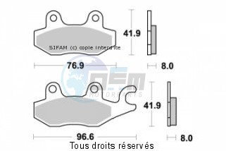 Product image: Sifam - S1085N - Brake Pad Sifam Sinter Metal   S1085N  0