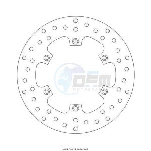 Product image: Sifam - DIS1088 - Brake Disc KTM  Ø220x125x110  Mounting holes 6xØ6,5 Disk Thickness 4 