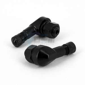 Product image:  - KP236105 - Tyre valve 90deg. angle11.30mm : Black 