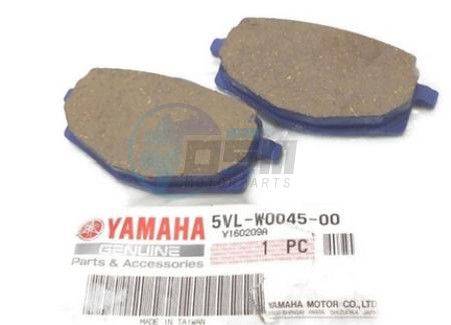 Product image: Yamaha - 5VLW00450000 - BRAKE PAD KIT  0