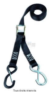 Product image: Sifam - SAN63012 - Strap 25mm X 1.75 Meters -2 Hooks 500 kg - Plastic Cover 