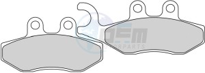 Product image: Ferodo - FDB2142SM - Brakepad Sinter metal Sinter Grip Maxi Scooter 