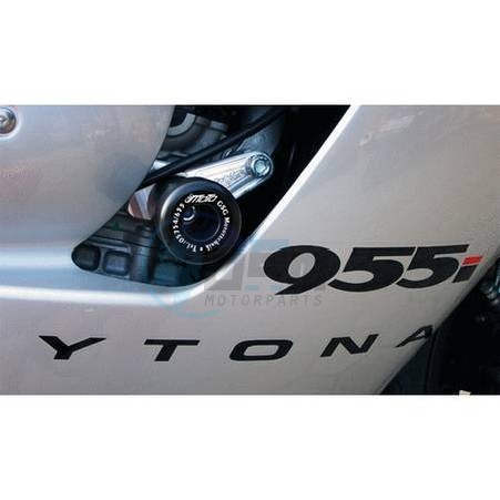 Product image: GSG-Mototechnik - 11510549-T12 - Crash protectors Triumph Daytona 955 i 01- (from vin number :132513)  0