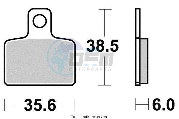 Product image: Sifam - S9003N - Brake Pad Sifam Sinter Metal   S9003N  1