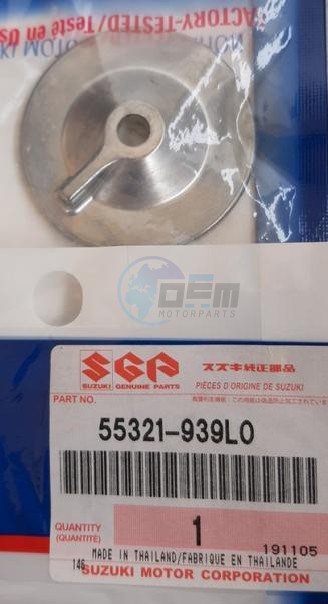 Product image: Suzuki - 55321-939L0 - Anodes  Zink for  DF 9.9(A)/15(A)  1