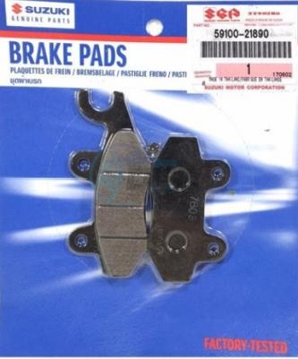 Product image: Suzuki - 59100-21890 - PAD SET,BRAKE  0