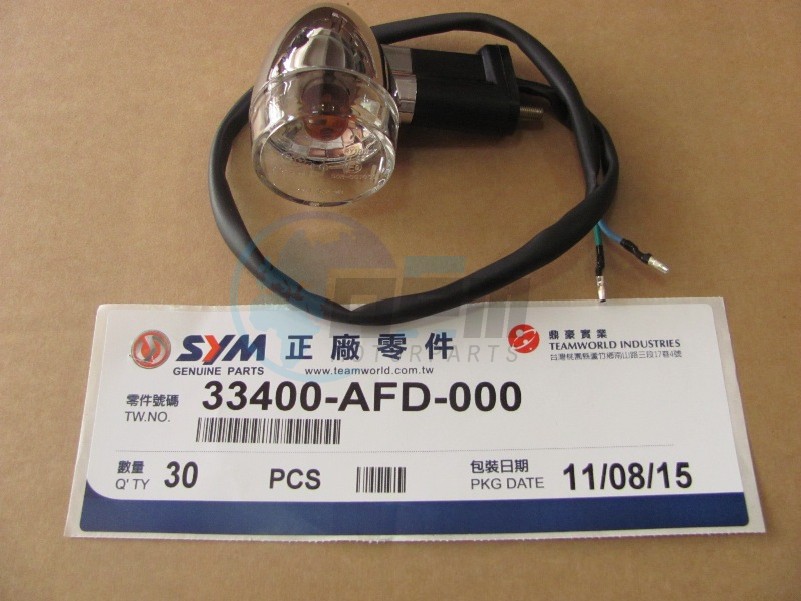 Product image: Sym - 33400-AFD-000 - R.FR.WINKER ASSY  0