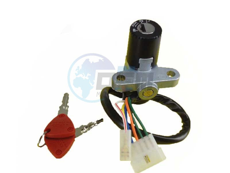 Product image: Rieju - 0/001.060.0041 - IGNITION KEY AND STEERING LOCK  0
