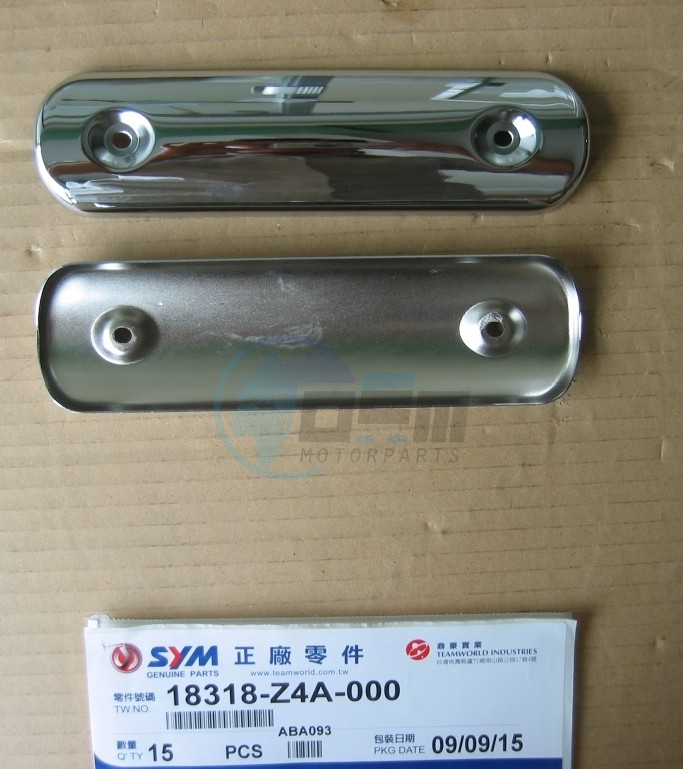 Product image: Sym - 18318-Z4A-000 - MUFFLER PROTECTOR  0