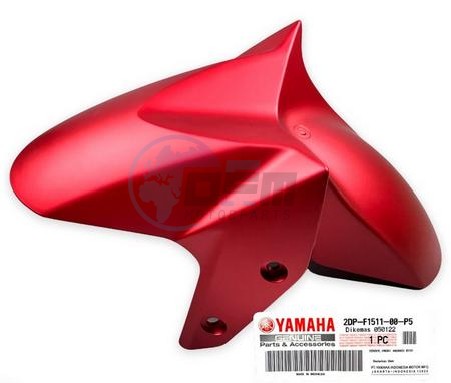 Product image: Yamaha - 2DPF151100P5 - FENDER, FRONT  0
