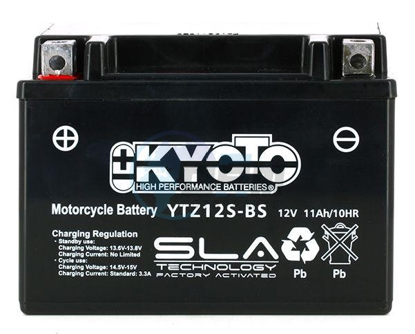 Product image: Kyoto - 512129 - Battery  YTZ12S-BS SLA-AGM - Without Acid. Ready to Use  0