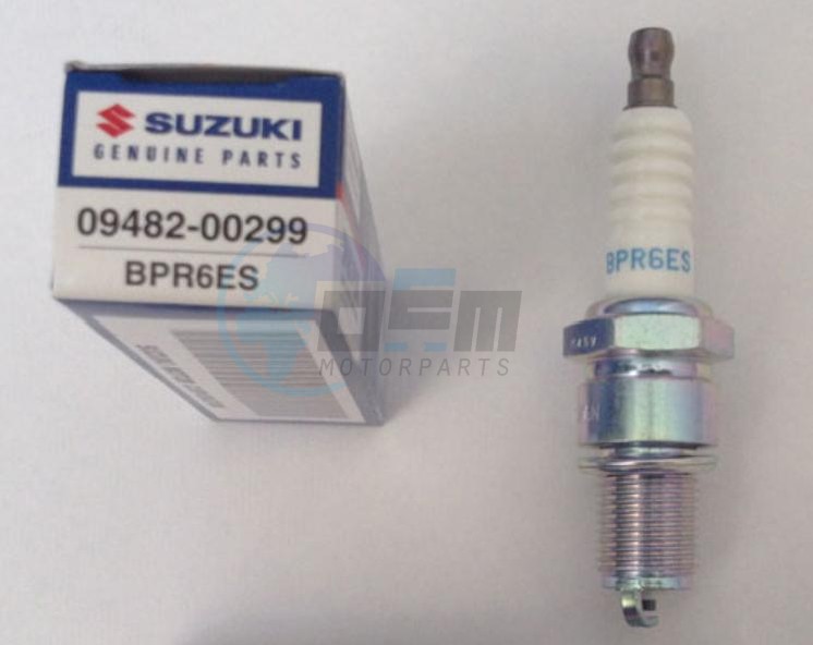 Product image: Suzuki - 09482-00299 - Spark plug DF 4/5/6 2002 -2010 Denso W20EPRU  0
